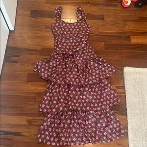 Likely Black and Pink Floral Dress